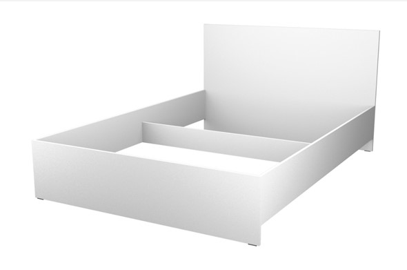 Кровать полуторная Экон-КР-14, Белый в Перми - изображение