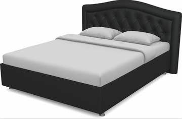 Двуспальная кровать с механизмом Луиза 1600 (Nitro Black) в Перми