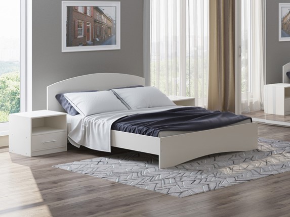 Кровать в спальню Этюд 180х200, Белый в Перми - изображение
