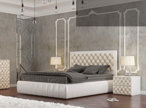 Кровать спальная Вита 160*200 с основанием в Перми - изображение