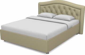 Кровать с подъемным механизмом Луиза 1600 (Nitro Cream) в Перми