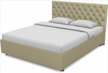 Спальная кровать Флоренция-А 1400 с основанием (Nitro Cream) в Перми