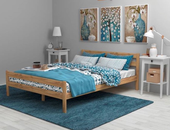 Двухспальная кровать Фортуна 10, 1600Х2000 лак в Перми - изображение