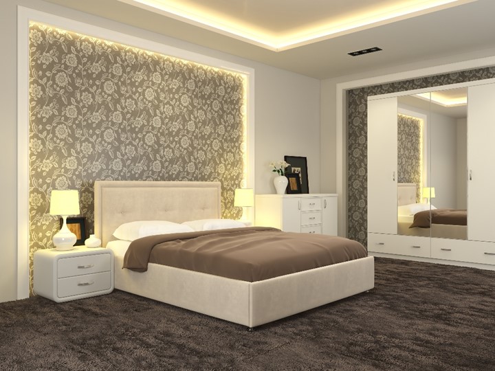 Кровать спальная Adele размер 160*200 с основанием в Перми - изображение 4