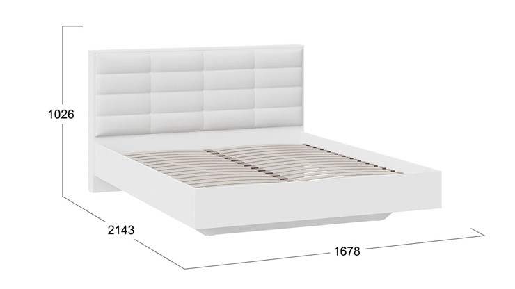 Кровать в спальню Агата тип 1 (Белый) в Перми - изображение 2