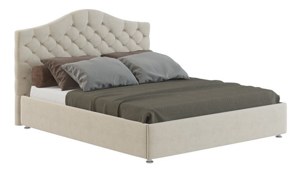 Кровать спальная Алина 160х200 мягкая, с основанием в Перми - изображение
