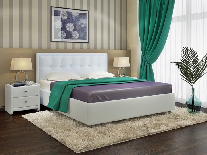Двуспальная кровать Amelia размер 160*200 с основанием в Перми - изображение 2
