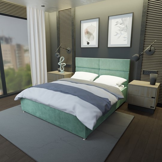 Кровать спальная Аврора 180х200 с подъемным механизмом в Перми - изображение 5