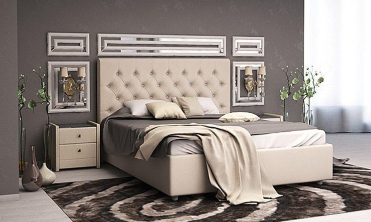 Спальная кровать Beatrice с ортопедической решеткой 160х190 в Перми - изображение 1