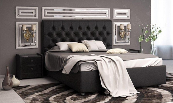 Спальная кровать Beatrice с ортопедической решеткой 160х190 в Перми - изображение 2