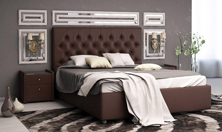 Спальная кровать Beatrice с ортопедической решеткой 160х190 в Перми - изображение 4