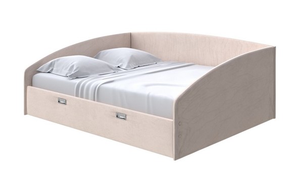 Кровать Bono 160х200, Велюр (Ultra Суфле) в Перми - изображение