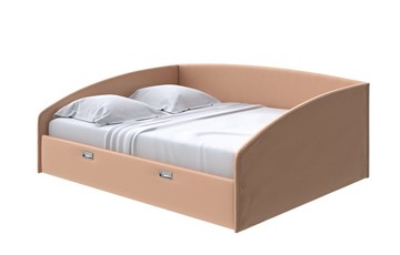 Кровать спальная Bono 180х200, Экокожа (Латунный перламутр) в Перми