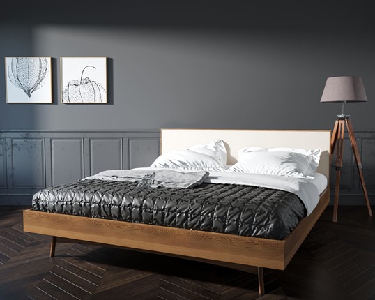 Двуспальная кровать Bruni white (BR-16WH) в Перми - изображение