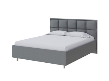 Кровать в спальню Chessy 160х200, Рогожка (Savana Grey (серый)) в Березниках