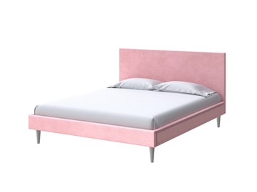 Кровать Claro 160х200, Велюр (Casa Жемчужно-розовый) в Перми