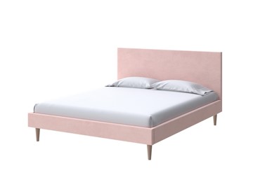 Кровать спальная Claro 160х200, Велюр (Ultra Розовый мусс) в Перми