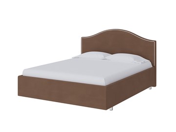 Спальная кровать Classic 180х200, Велюр (Forest 514 Светло-коричневый) в Перми