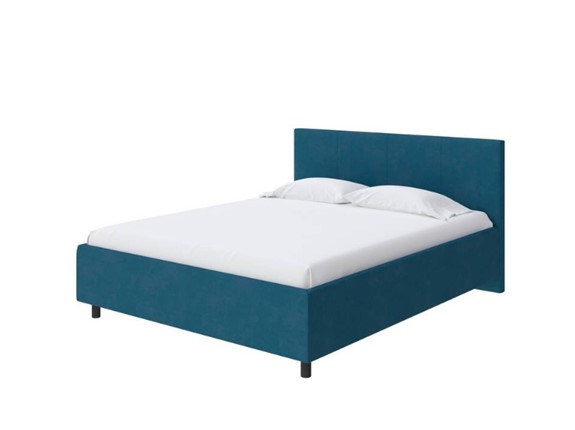 Кровать Como (Veda) 3 140x200, Микрофибра (Diva Синий) в Перми - изображение