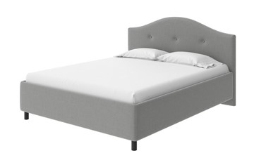 Кровать спальная Como (Veda) 7 200x200, Искусственная шерсть (Лама Светло-серый) в Перми