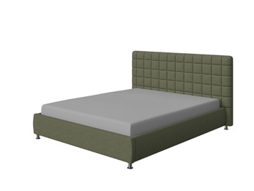 Кровать двуспальная Corso-3 160х200, Искусственная шерсть (Лама Авокадо) в Перми