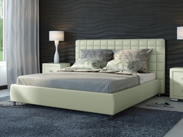 Кровать 2-спальная Corso-3 180x200, Экокожа (Зеленое яблоко) в Перми