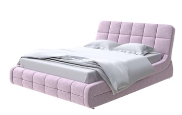 Кровать 2-спальная Corso-6 140x200, Флок (Бентлей Нежно-лиловый) в Перми
