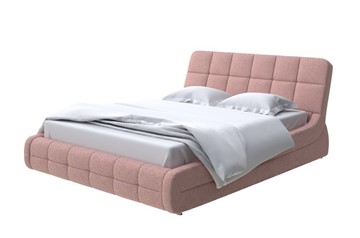 Кровать в спальню Corso-6 140x200, Шенилл (Piano 10 Винтажный розовый) в Перми - предосмотр