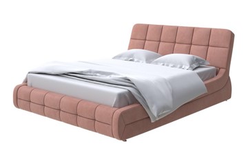 Спальная кровать Corso-6 140x200, Велюр (Ultra Амаретто) в Перми