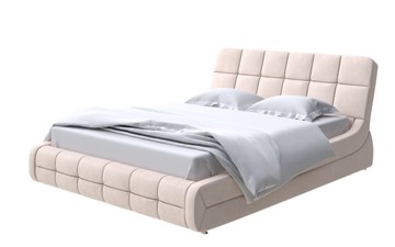 Кровать двуспальная Corso-6 160х200, Велюр (Ultra Суфле) в Перми