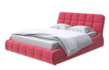 Кровать спальная Corso-6 180х200, Велюр (Forest 13 Красный) в Перми
