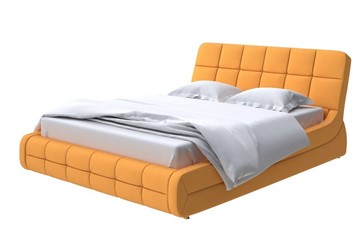 Спальная кровать Corso-6 180х200, Велюр (Scandi Cotton 18 Шафран) в Перми