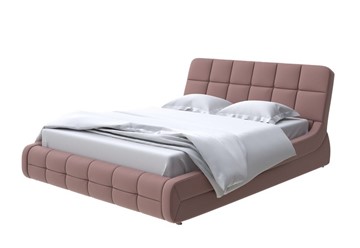 Двуспальная кровать Corso-6 200х200, Экокожа (Молочный шоколад) в Перми - предосмотр