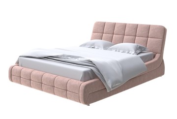 Двуспальная кровать Corso-6 200х200, Флок (Бентлей Мокко) в Перми
