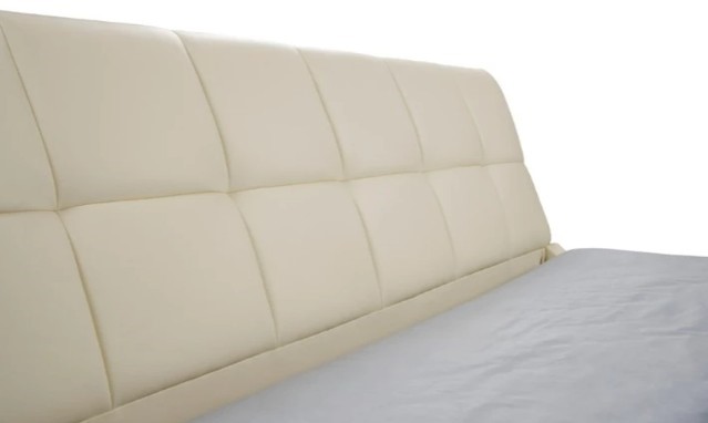Двуспальная кровать Corso-6 200х200, Искусственная шерсть (Лама Лён) в Перми - изображение 1