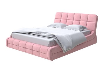 Кровать Corso-6 200х200, Велюр (Casa Жемчужно-розовый) в Перми