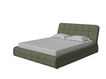 Кровать спальная Corso-6 200х200, Искусственная шерсть (Лама Авокадо) в Перми