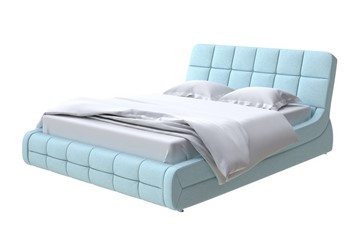 Кровать 2-спальная Corso-6 200х200, Велюр (Scandi Cotton 20 Голубой Лед) в Перми - предосмотр