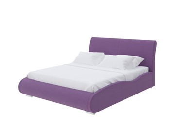 Кровать 2-х спальная Corso-8 Lite 140x200, Велюр (Forest 741 Светло-фиолетовый) в Перми