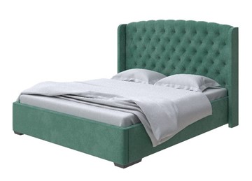 Двуспальная кровать Dario Slim lite 180x200, Велюр (Casa Изумрудный) в Перми