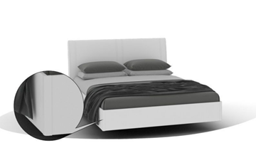 Двуспальная кровать Domenica, Кр-06 (1600), с ГПМ в Перми - предосмотр 2