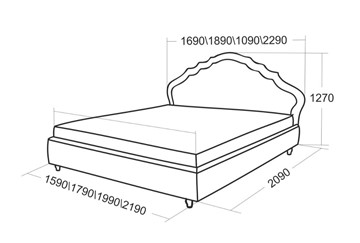 Спальная кровать Эмануэль 1890 в Перми - предосмотр 4