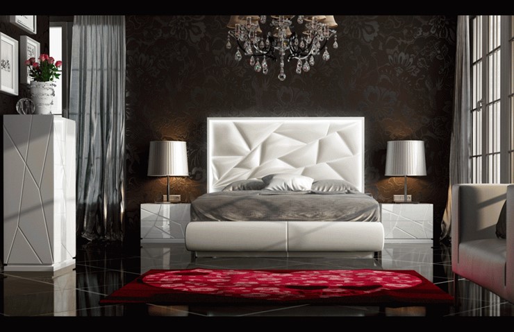 Кровать 2-спальная FRANCO KIU 1242 с LED подсветкой изголовья (180х200) в Кунгуре - изображение 11
