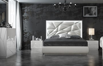 Кровать 2-спальная FRANCO KIU 1242 с LED подсветкой изголовья (180х200) в Перми - предосмотр 5