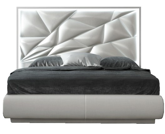 Кровать 2-спальная FRANCO KIU 1242 с LED подсветкой изголовья (180х200) в Перми - изображение