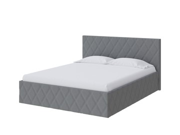 Кровать спальная Fresco 140х200, Рогожка (Savana Grey (серый)) в Перми