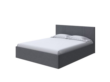Двуспальная кровать Helix Plus 160х200, Рогожка (Savana Grey (серый)) в Перми