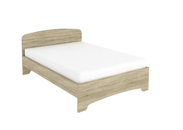 Кровать 2-спальная KМ14 с основанием, цвет Дуб Сонома в Перми - предосмотр 1