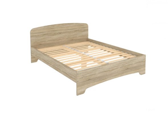 Кровать KМ16 с основанием, цвет Дуб Сонома в Перми - изображение
