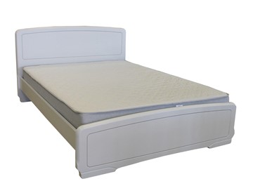 Кровать 2-спальная Боринское Кристина Прайм 1400, Белый в Перми